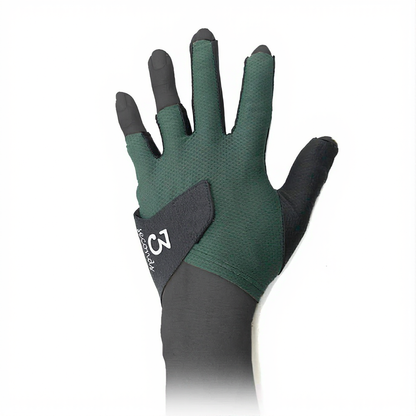 3seconds Green Five Finger Glove