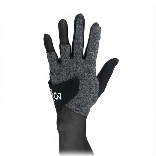 3seconds Gray Five Finger Glove
