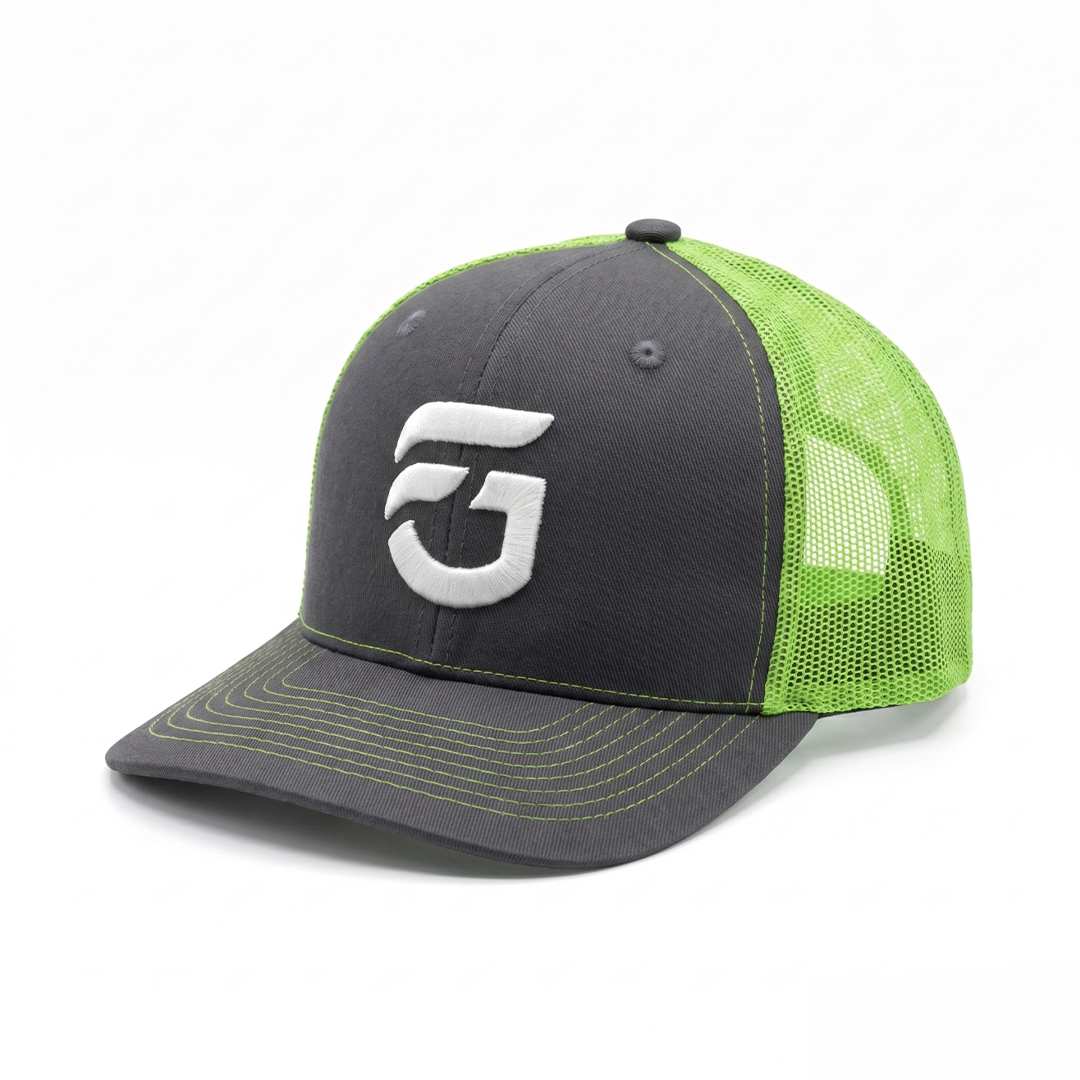 Charcoal/Neon Green FG Trucker Hat