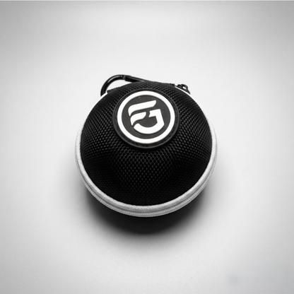 FG Clip-On Cue Ball Case-Black & White