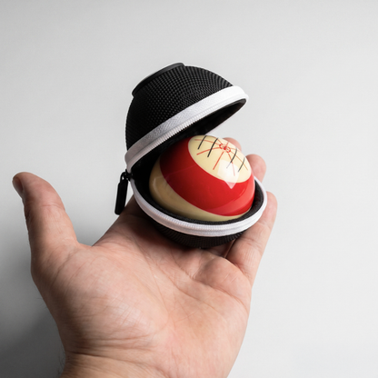 FG Clip-On Cue Ball Case-Black & White