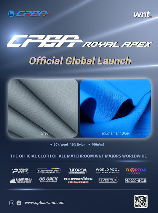 CPBA ROYAL APEX – PROFESSIONAL TOURNAMENT POOL CLOTH