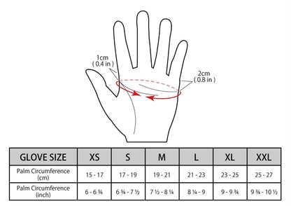 3seconds Green Five Finger Glove