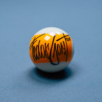 Signed 9-Ball by Carlo Biado & Fedor Gorst