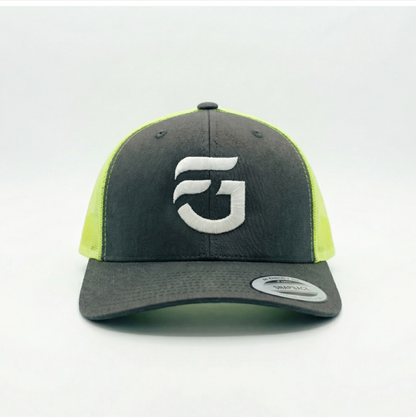 Charcoal/Neon Green FG Trucker Hat
