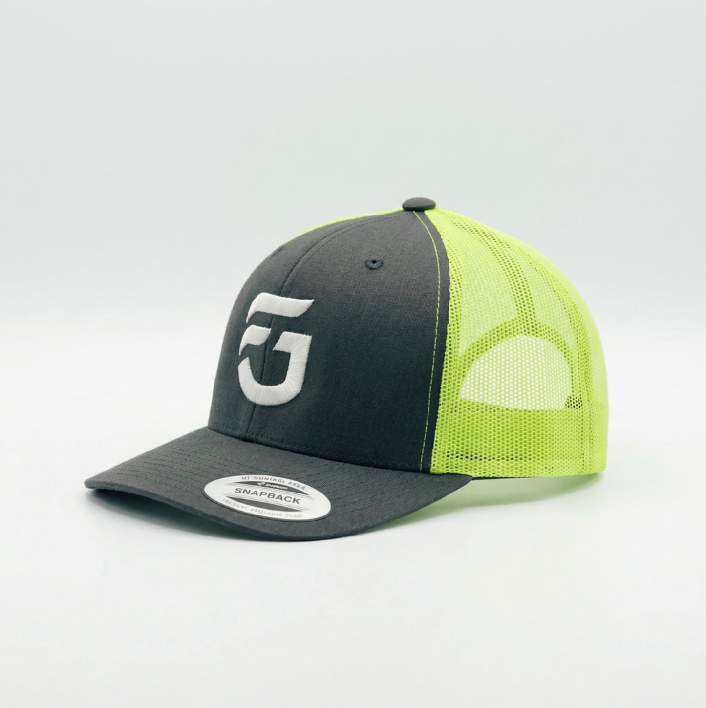 Charcoal/Neon Green FG Trucker Hat