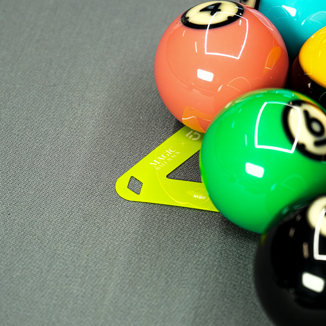 Magic Rack 9/10-Ball Template Rack – Neon Colors – 2 Pack