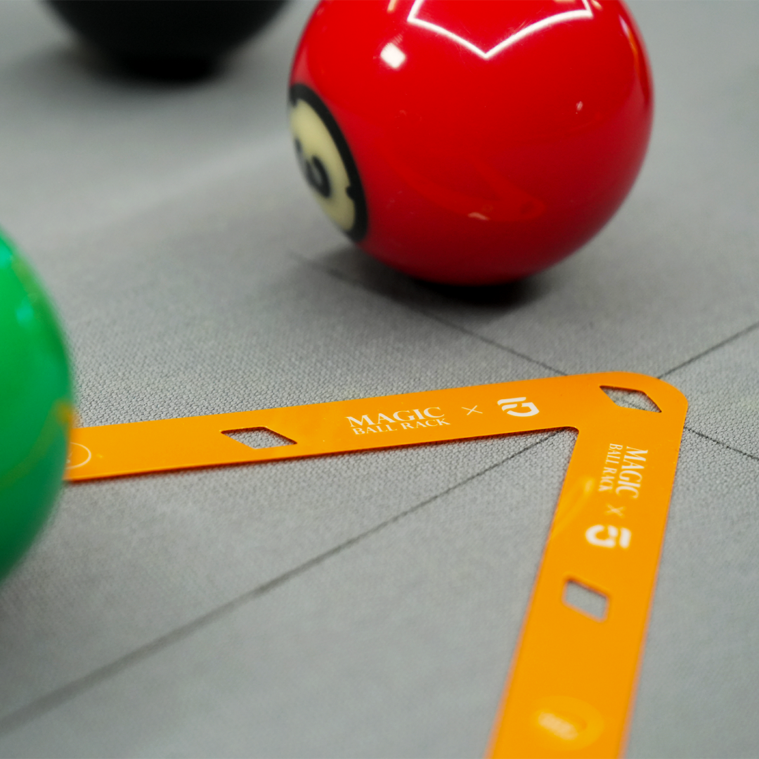 Magic Rack 9/10-Ball Template Rack – Neon Colors – 2 Pack