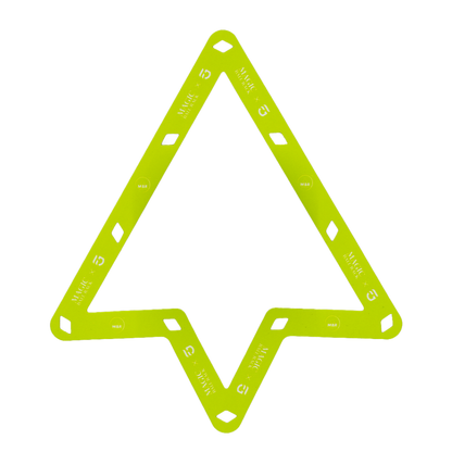 Magic Rack 9/10-Ball Template Rack – Neon Colors – 2 Pack
