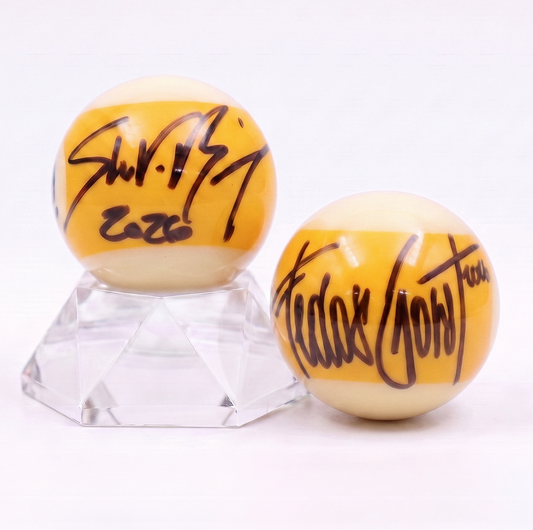 Fedor Gorst x Shane Van Boening Signed 9-Ball