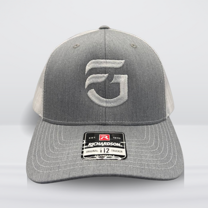 Gray & White FG Trucker Hat