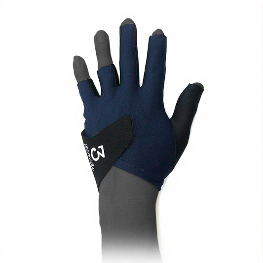 3seconds Navy Five Finger Glove