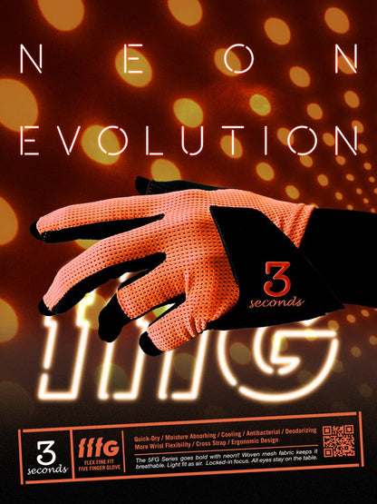 3seconds Neon Orange Glove