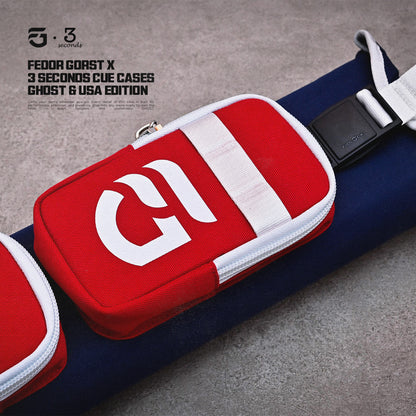 RED USA Edition - 3x5 Cue Case