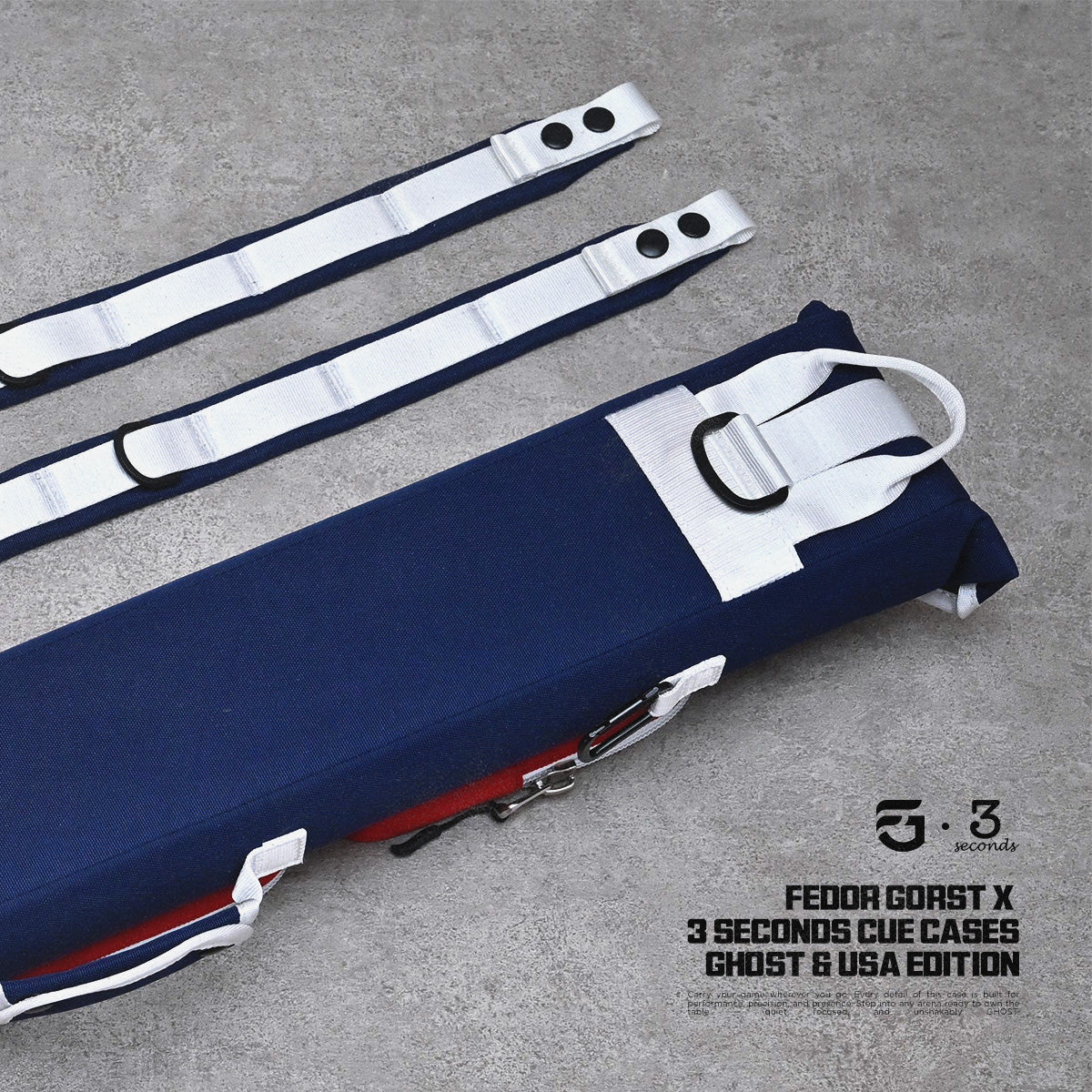 RED USA Edition - 3x5 Cue Case