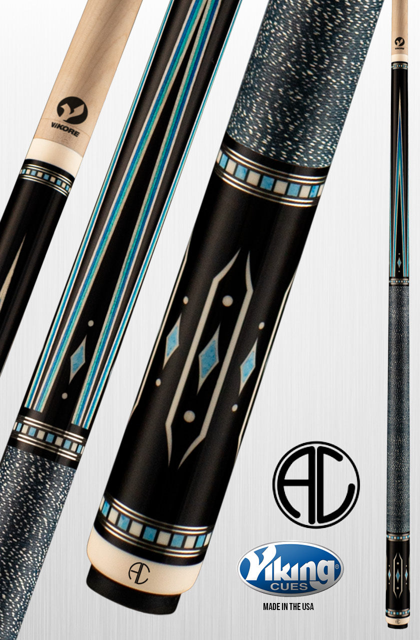 Viking Blue Diamond by Ariel Carmeli Playing Cue