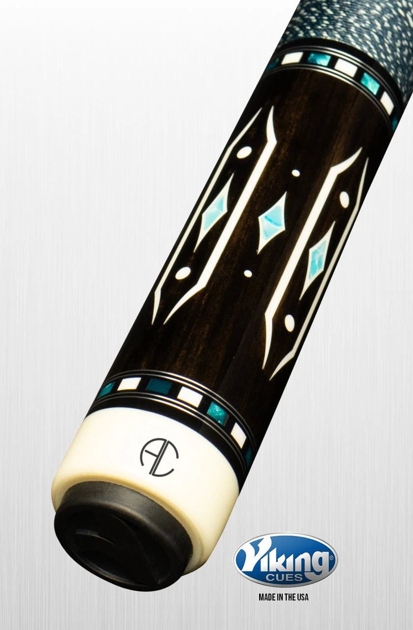 Viking Blue Diamond by Ariel Carmeli Playing Cue