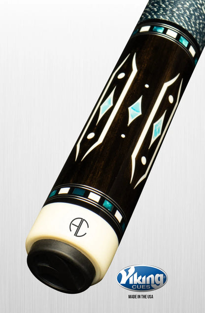 Viking Blue Diamond by Ariel Carmeli Playing Cue