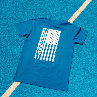 Stars-Stripes-Strokes Ghost Edition Royal Blue Tee