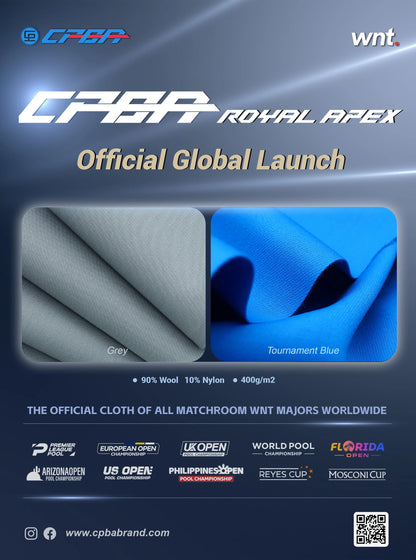 CPBA ROYAL APEX – PROFESSIONAL TOURNAMENT POOL CLOTH