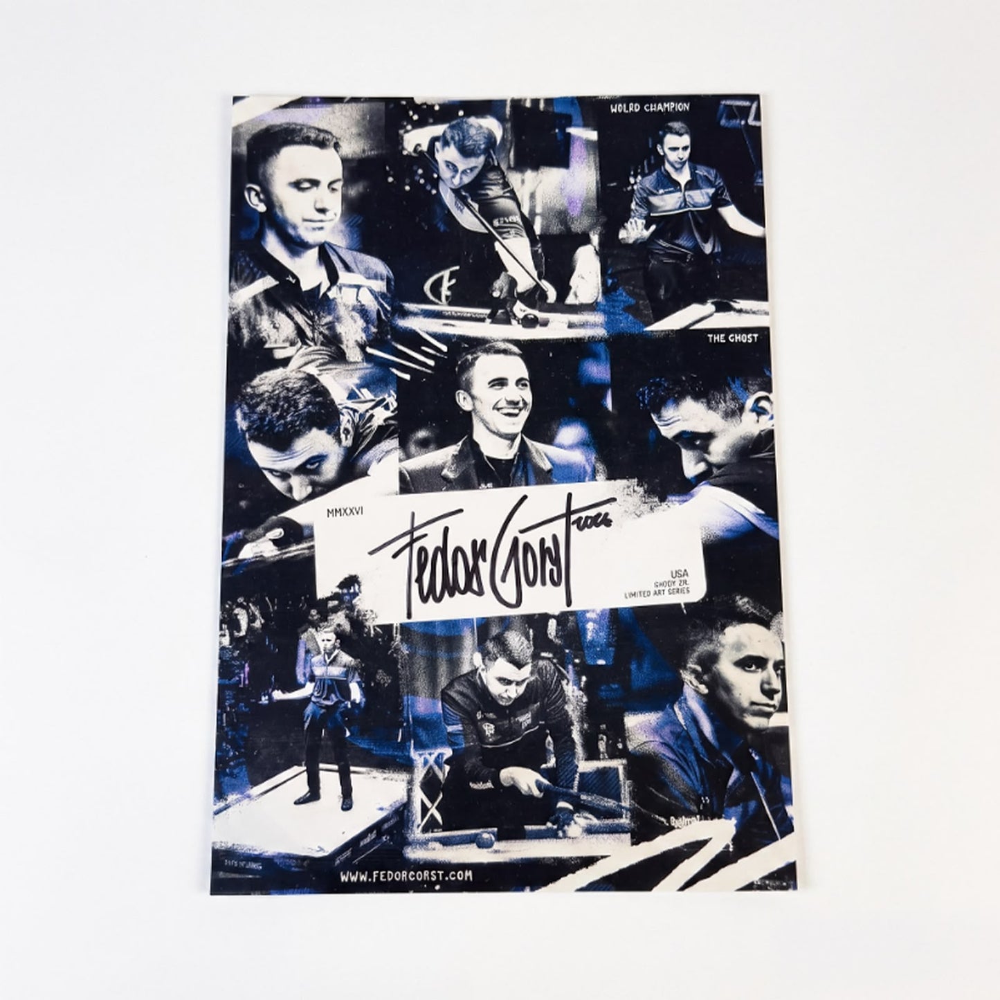 Fedor Gorst "The Ghost" Signed 6" x 9" Limited Edition Poster