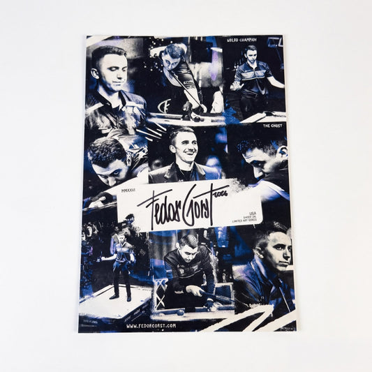 Fedor Gorst "The Ghost" Signed 6" x 9" Limited Edition Poster