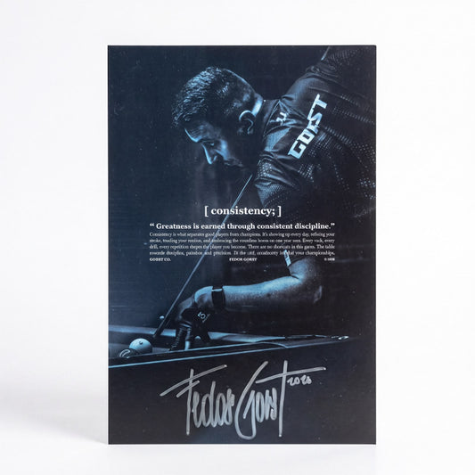 Fedor Gorst "Consistency" Signed 6" x 9" Limited Edition Poster