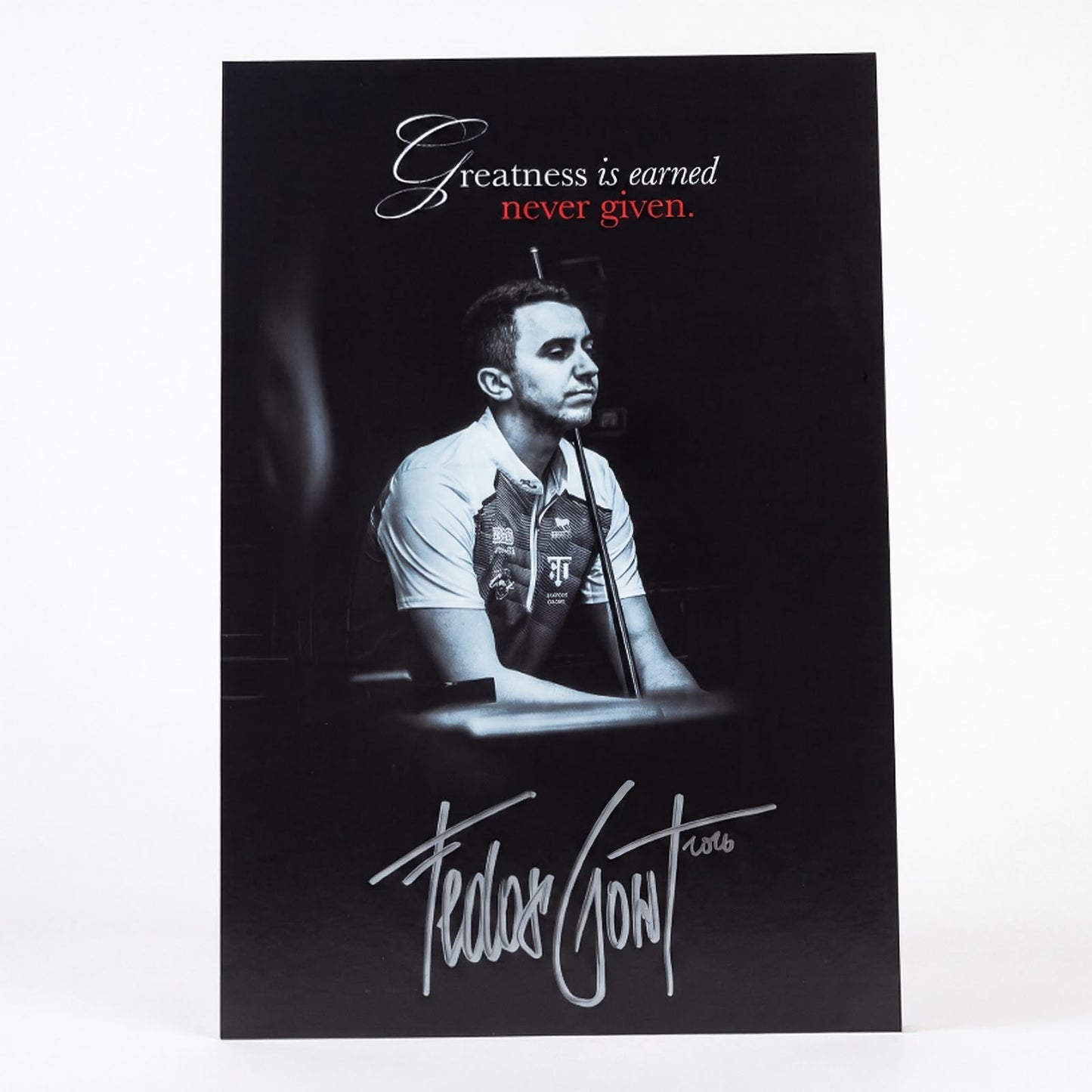 Fedor Gorst "Greatness Is Earned" Signed 6" x 9" Limited Edition Poster