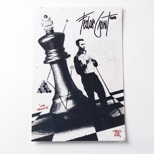 Fedor Gorst "Chess of Pool" Signed 6" x 9" Limited Edition Poster