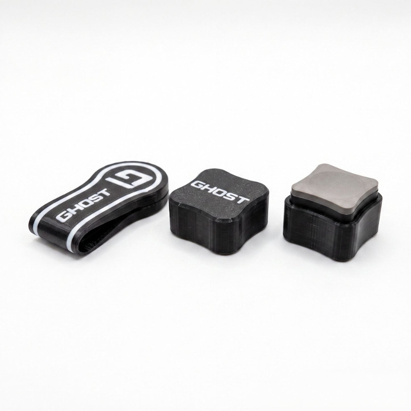 Ghost Magnetic Chalk Holder – 3D Printed Red or Black