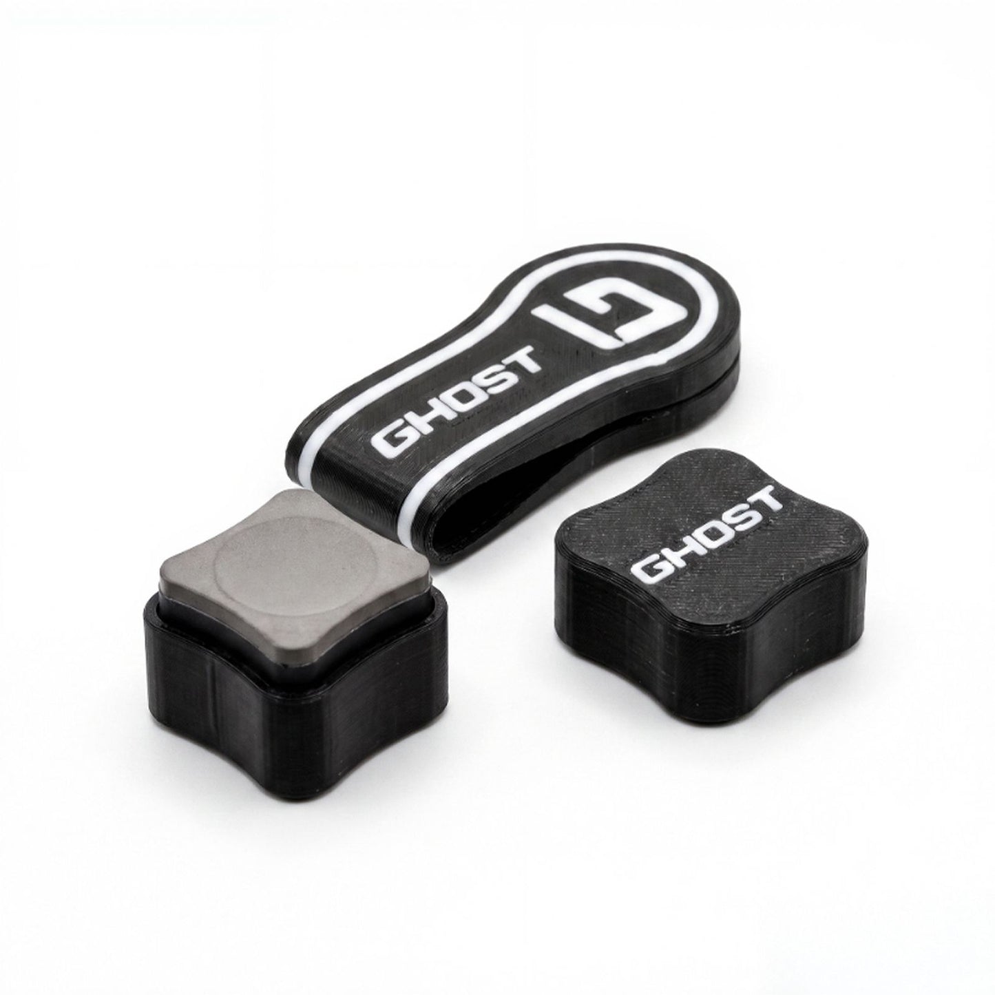 Ghost Magnetic Chalk Holder – 3D Printed Red or Black