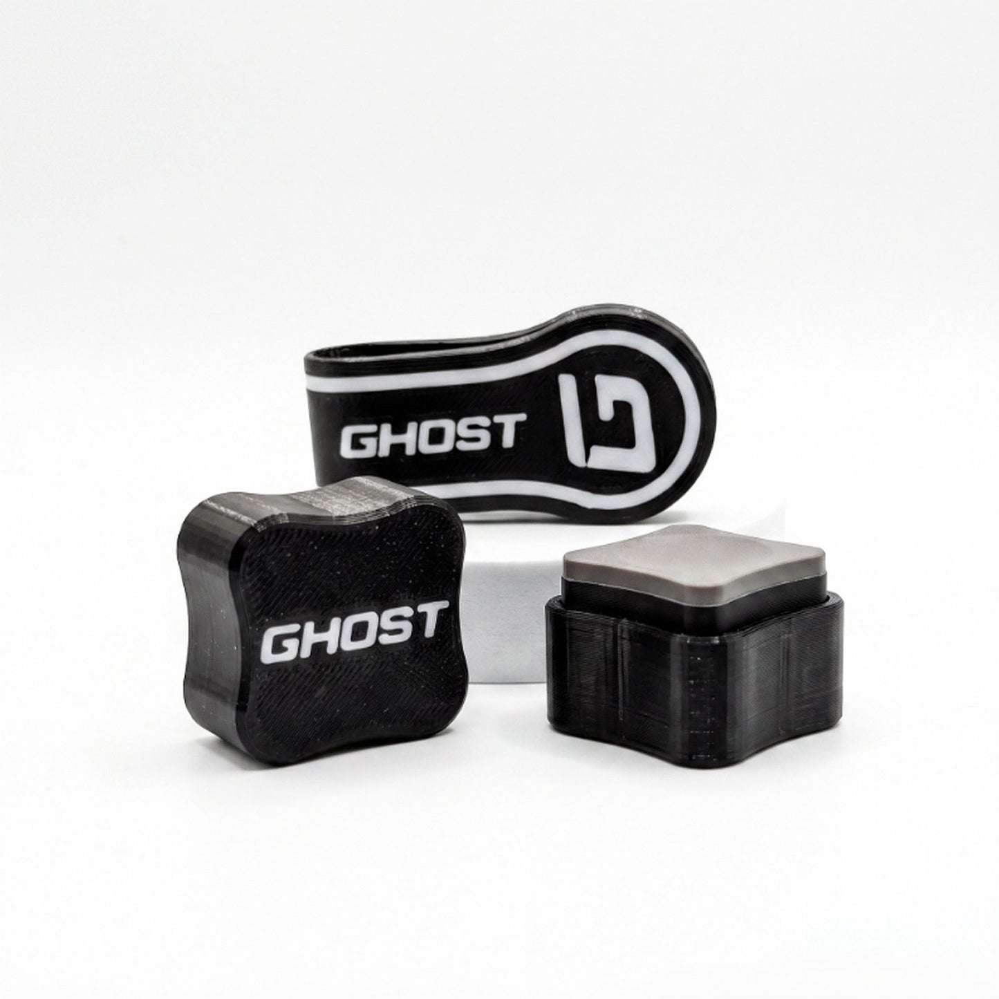 Ghost Magnetic Chalk Holder – 3D Printed Red or Black