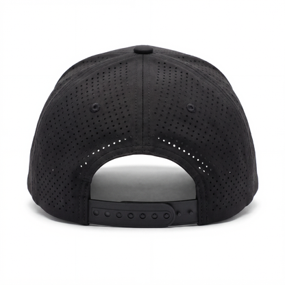 Black FG Curved Bill Snap Back