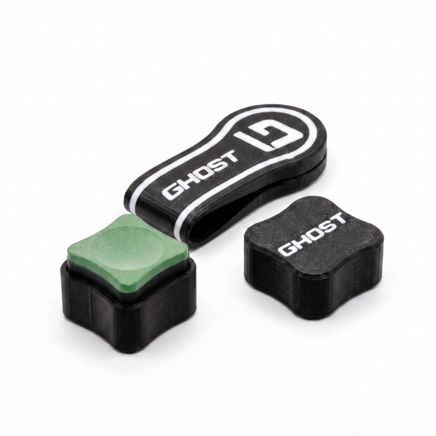 Ghost Magnetic Chalk Holder – 3D Printed Red or Black