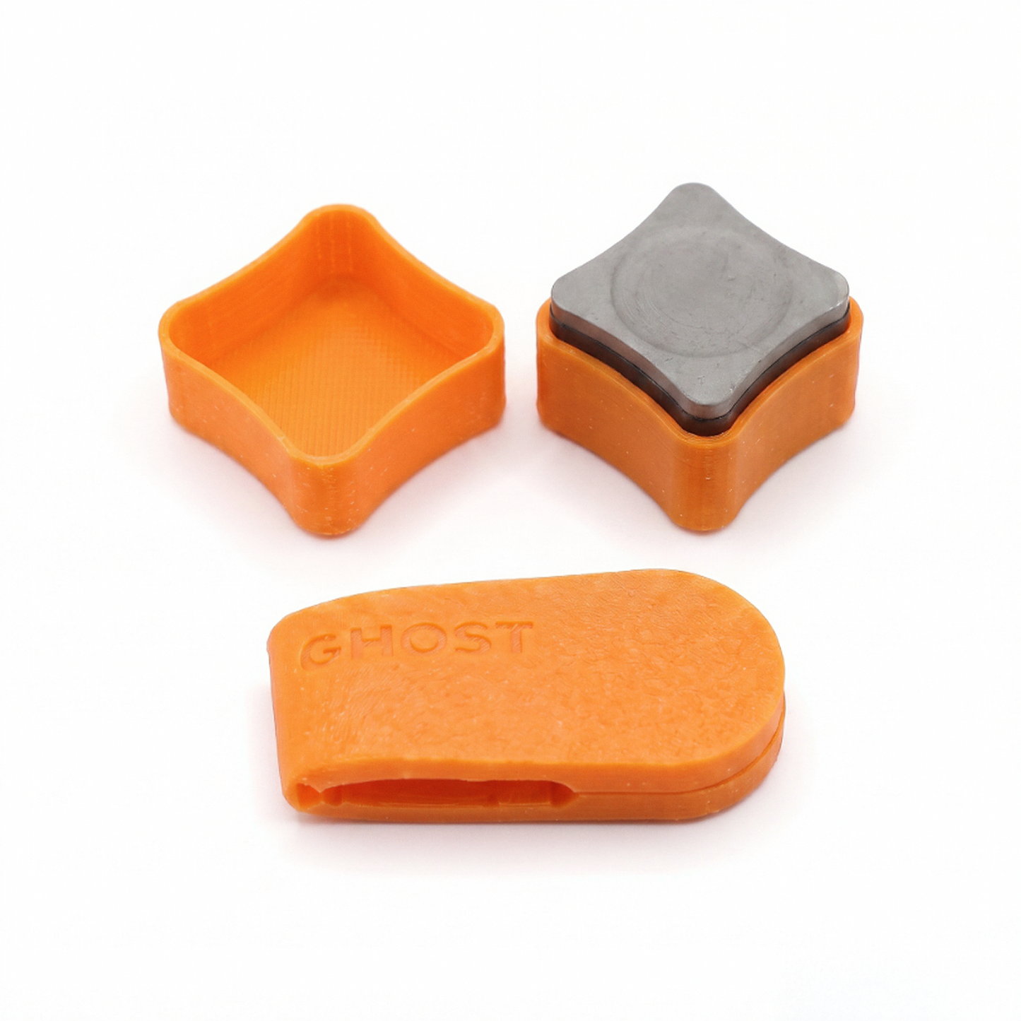 Ghost Magnetic Orange Chalk Holder – 3D Printed