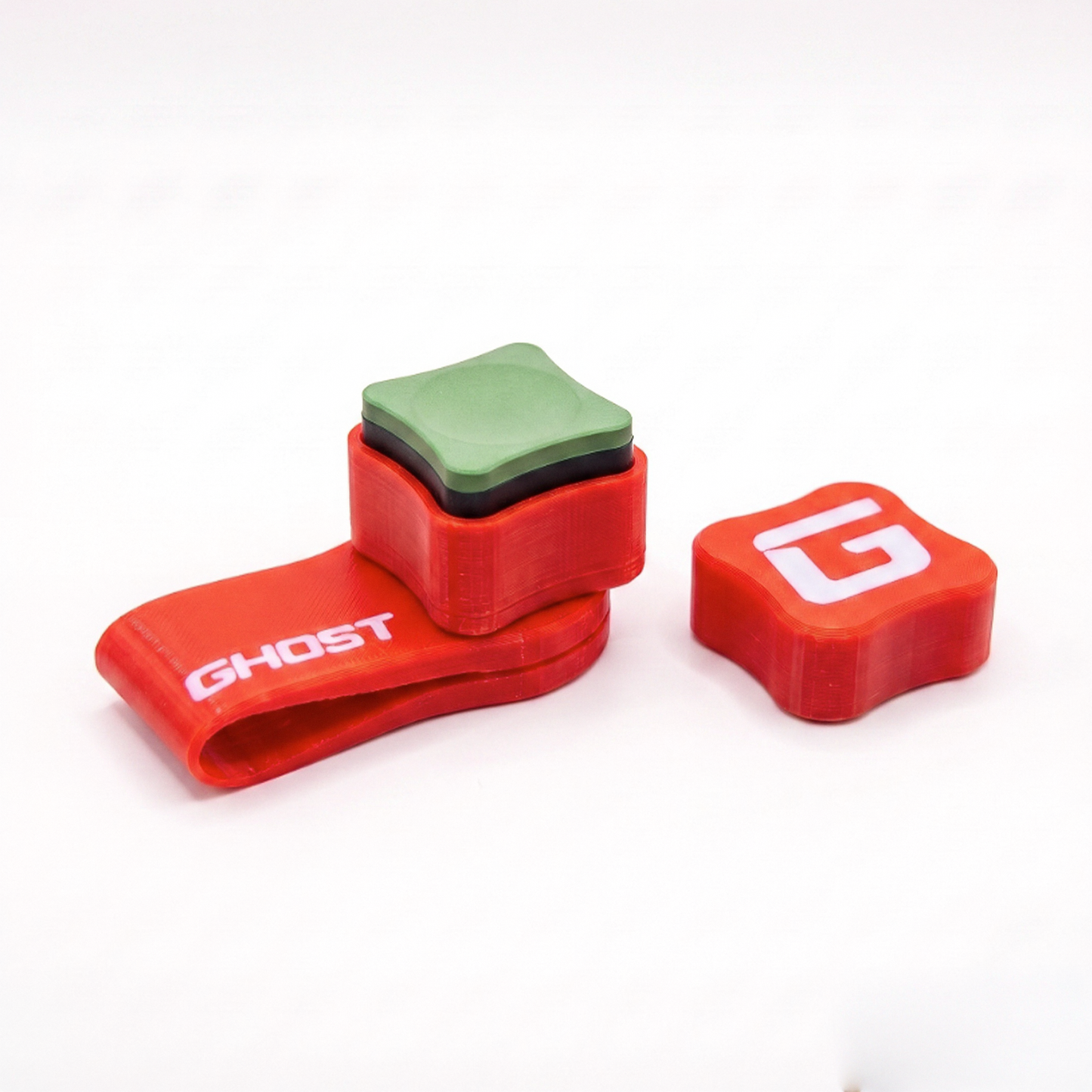 Ghost Magnetic Chalk Holder – 3D Printed Red or Black