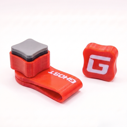 Ghost Magnetic Chalk Holder – 3D Printed Red or Black
