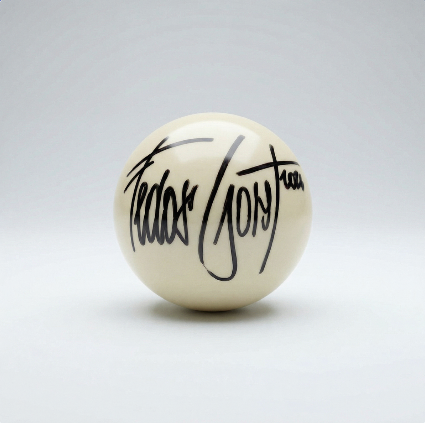 Limited Edition Signed Cue Ball