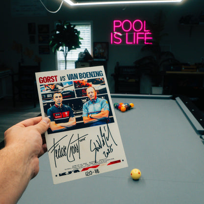 2025 6x9 Gorst vs SVB – Limited Edition Signed Poster